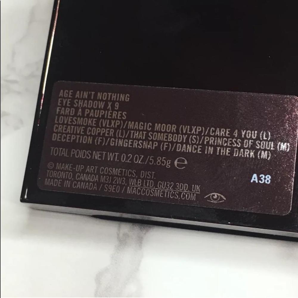 Mac x Aaliyah eyeshadow palette - Picture 3 of 3